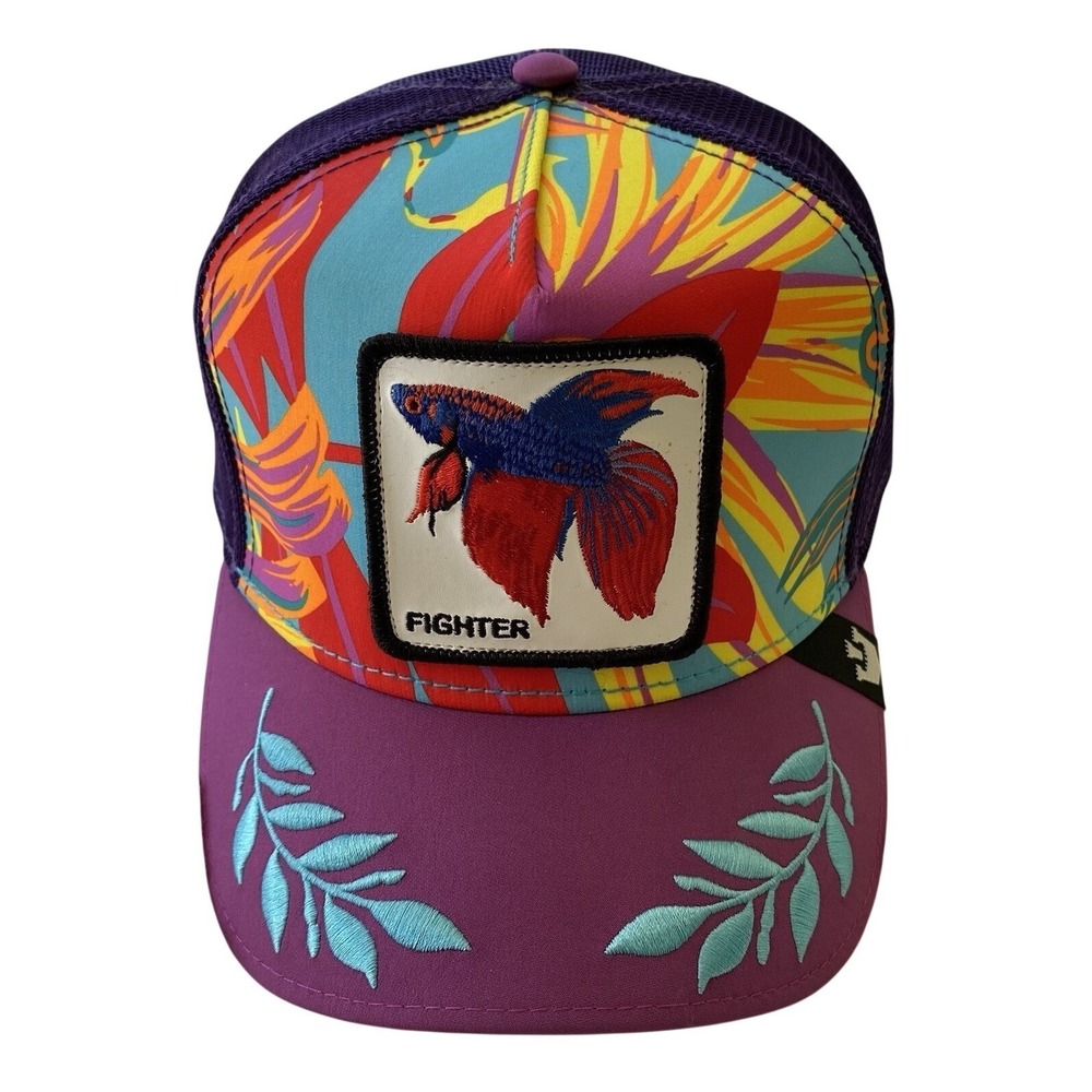 Goorin Bros Betta Fighter Trucker Hat Limited Edition The Farm Get Wet Tropical